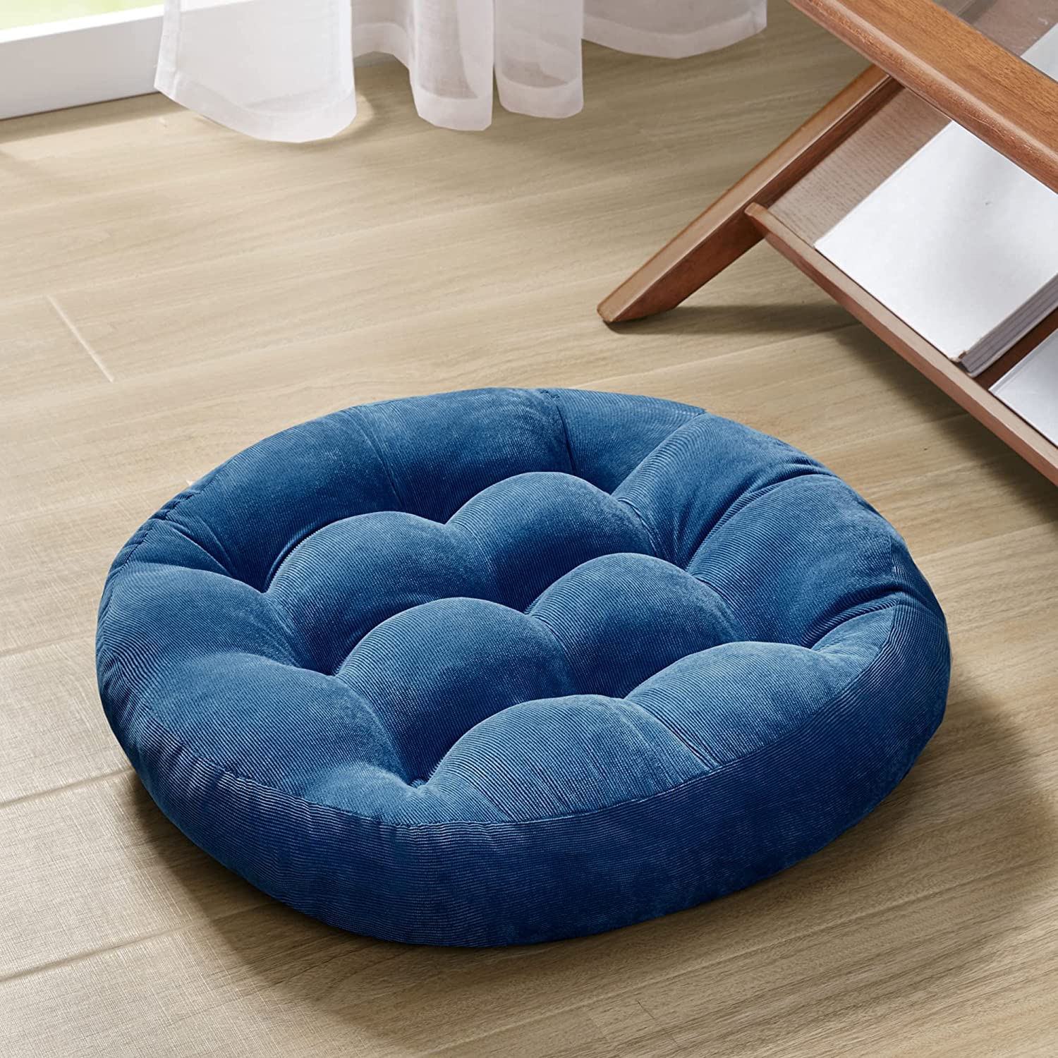 INDIAN DECOR 99306 Round Floor Pillows Cushions Square Chair